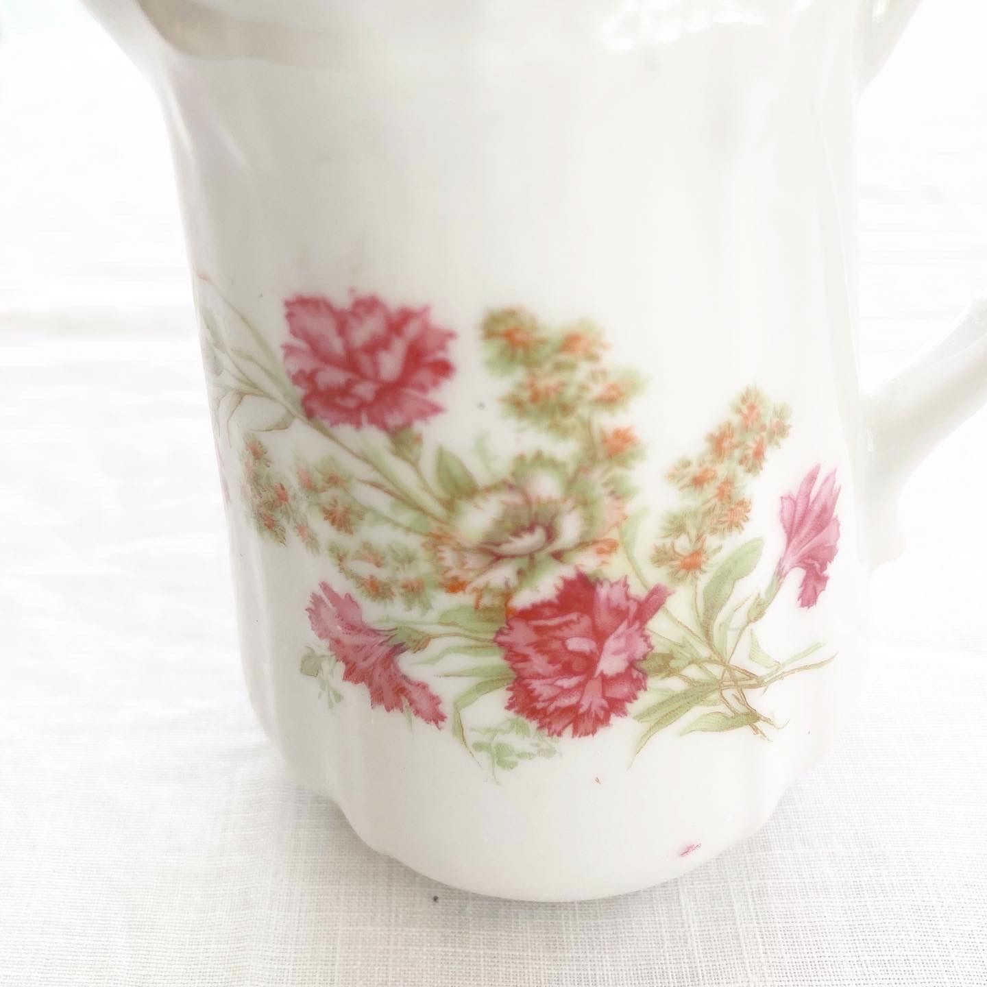 ミルクピッチャー 花瓶 アンティーク 花柄 【公式通販】