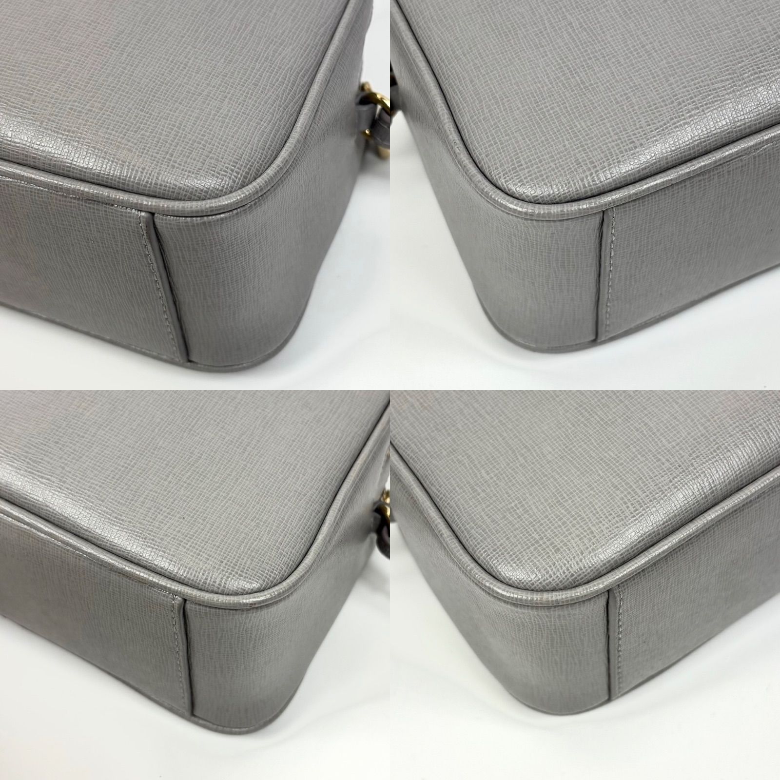 FURLA フルラ リリー ショルダーバッグ 斜め掛け ライトグレー カメラ