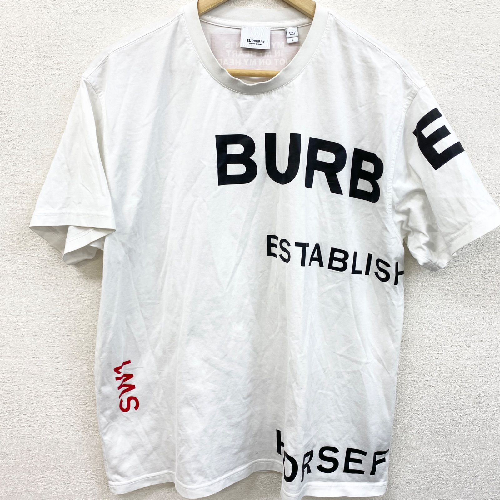BURBERRY LONDON ENGLAND バーバリー Tシャツ ホワイト