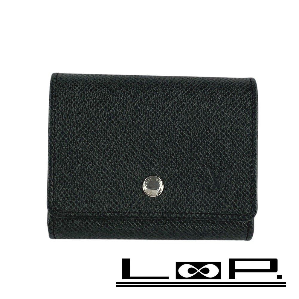 □新同□ ルイヴィトン ポルトモネ セルゲイ 財布 小銭入れ ブラック