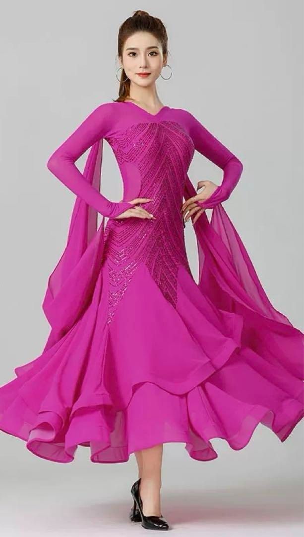 胸パット付きスタンダードドレス 股下スナップで楽々着脱