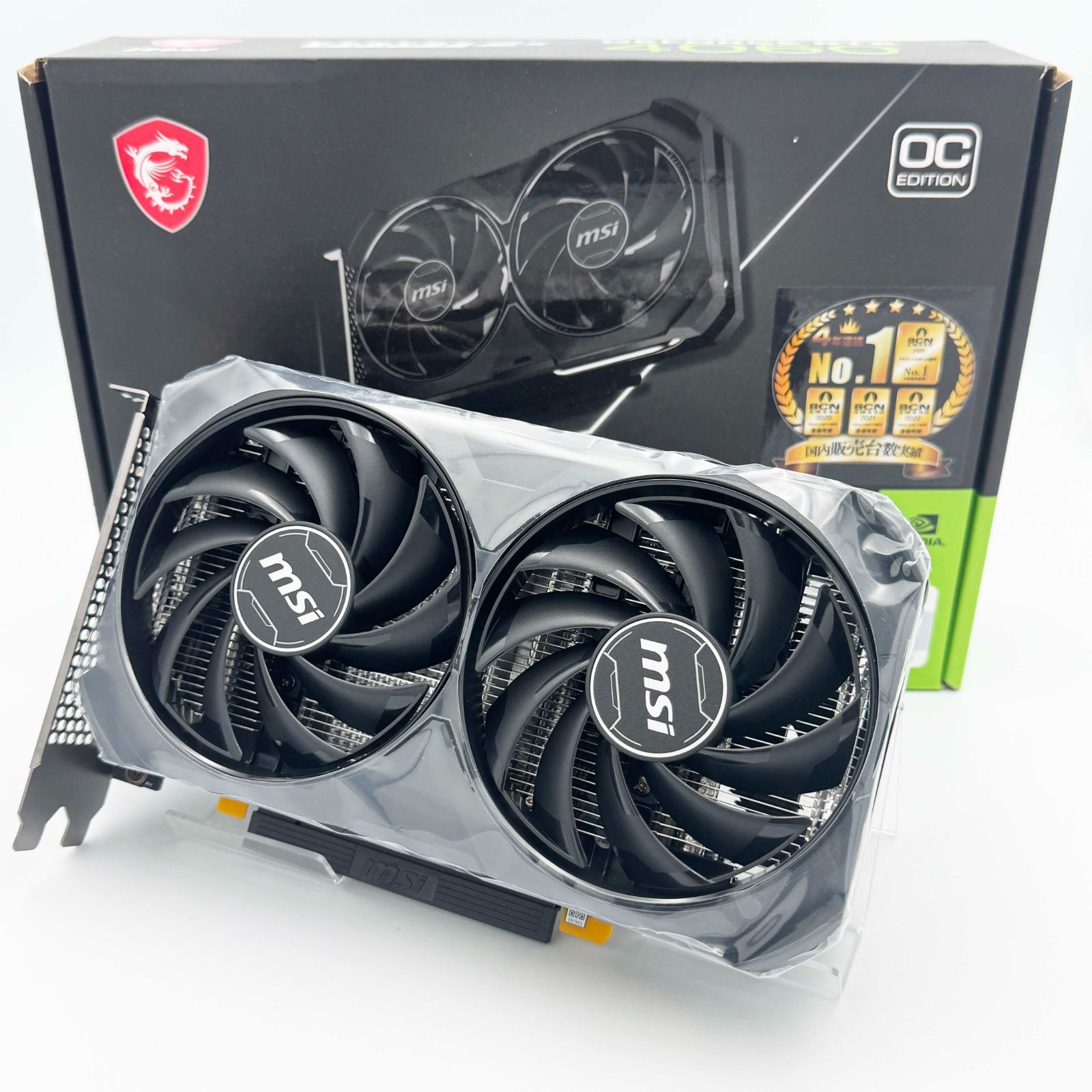 未開封新品保証あり　MSI RTX 4060 VENTUS 2X MSI GeForce RTX 4060 Ti VENTUS 2X BLACK 16G OC