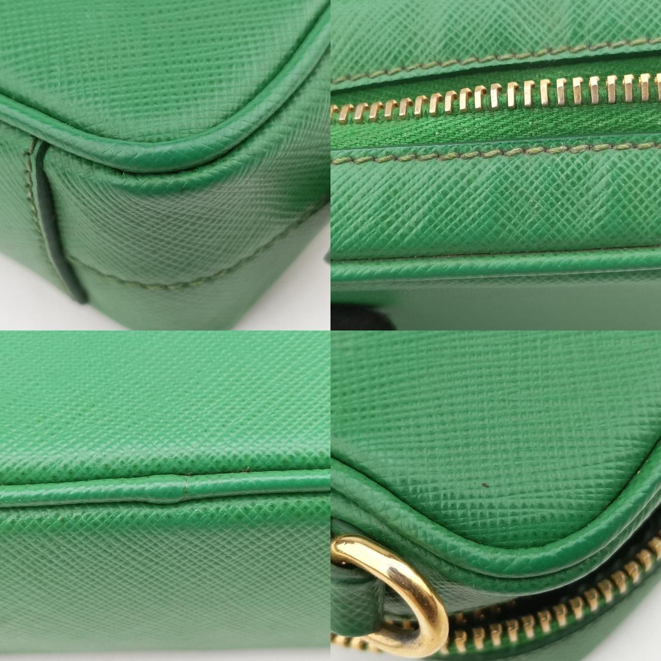 カメラバッググリーンサフィアーノレザー1N167431 D