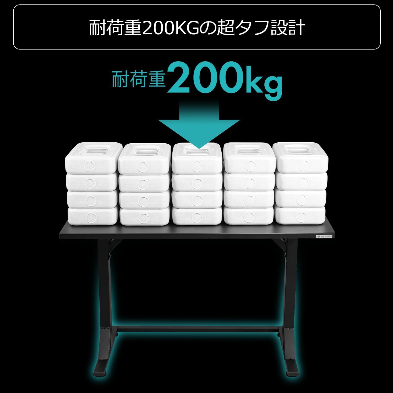 新着商品 パソコンデスク 耐荷重200kg 揺れにくいデスク BHD-ST-LEG-BK 脚部 ステーブルデスク ゲーミングデスク Bauhutte バウヒュッテ MARWIL-DEMENAGEMENTS_CH