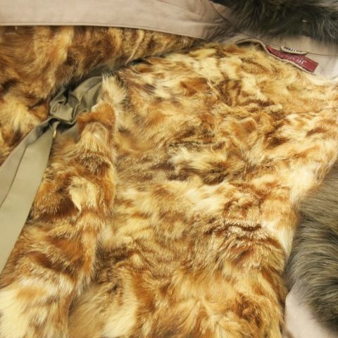 ボンディール Bondir ロングコート ガウン ファーカラー ファー
