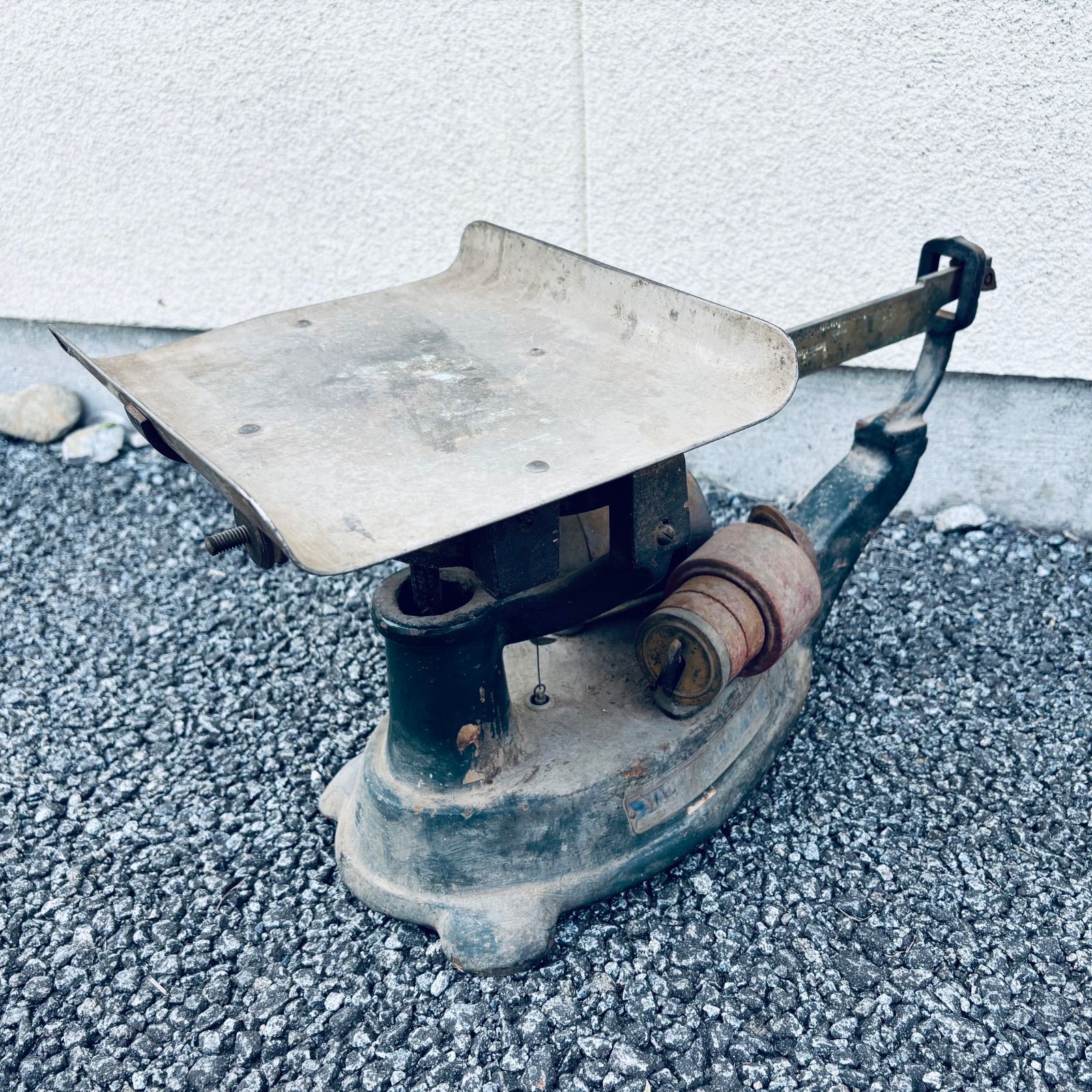 上皿天秤　レトロ　古道具 昭和レトロ 上皿天秤 はかり 天秤 スケール 秤 レトロ アンティーク