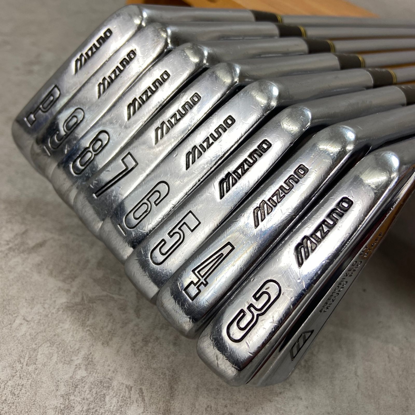 Mizuno Pro - MIZUNO　PRO　ミズノプロ　MS-1　メンズゴルフ　アイアン8本セット　スチール　右利き用　マッスルバック MIZUNO PRO ミズノプロ MS-1 メンズゴルフ アイアン8本セット