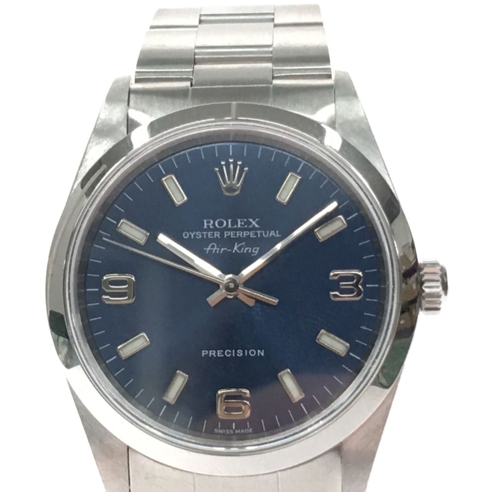 ロレックス ROLEX 14000 A番(1999年頃製造) ブルー メンズ 腕時計