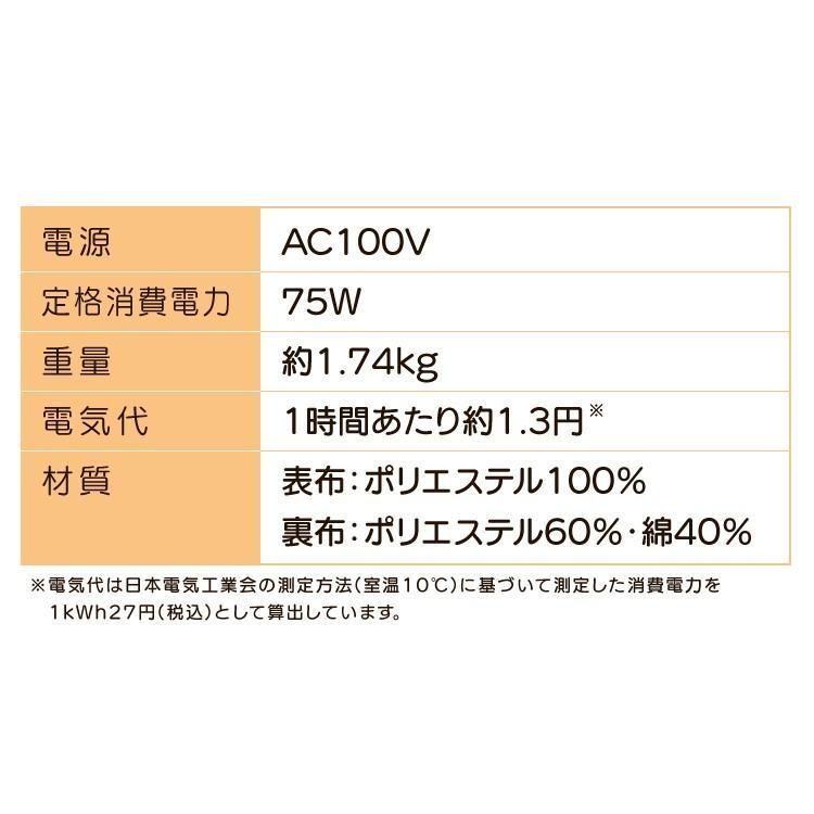 ホットカーペット 電気毛布