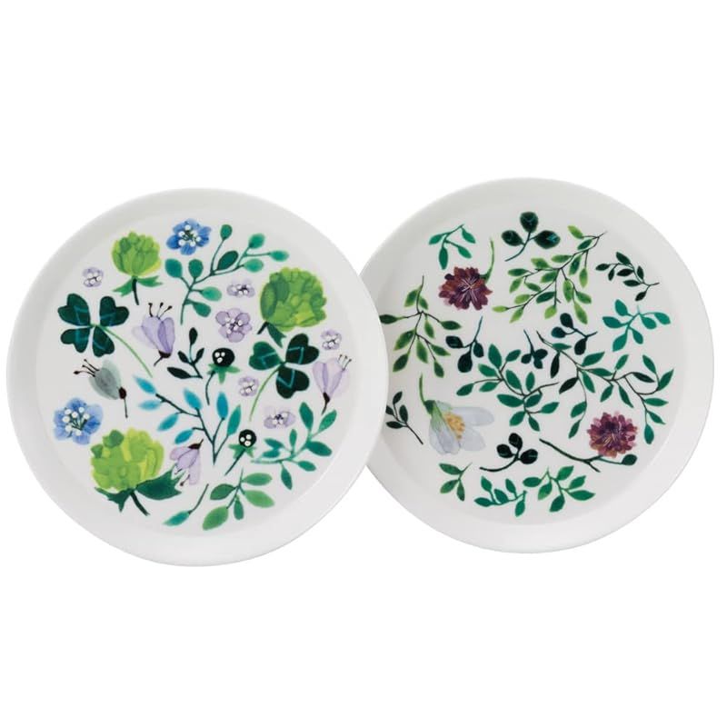 富山 新品未使用⭐︎ナルミ アンナエミリアセット NARUMI(ナルミ) プレート 皿 セット アンナ・エミリア 16cm グリーン 2