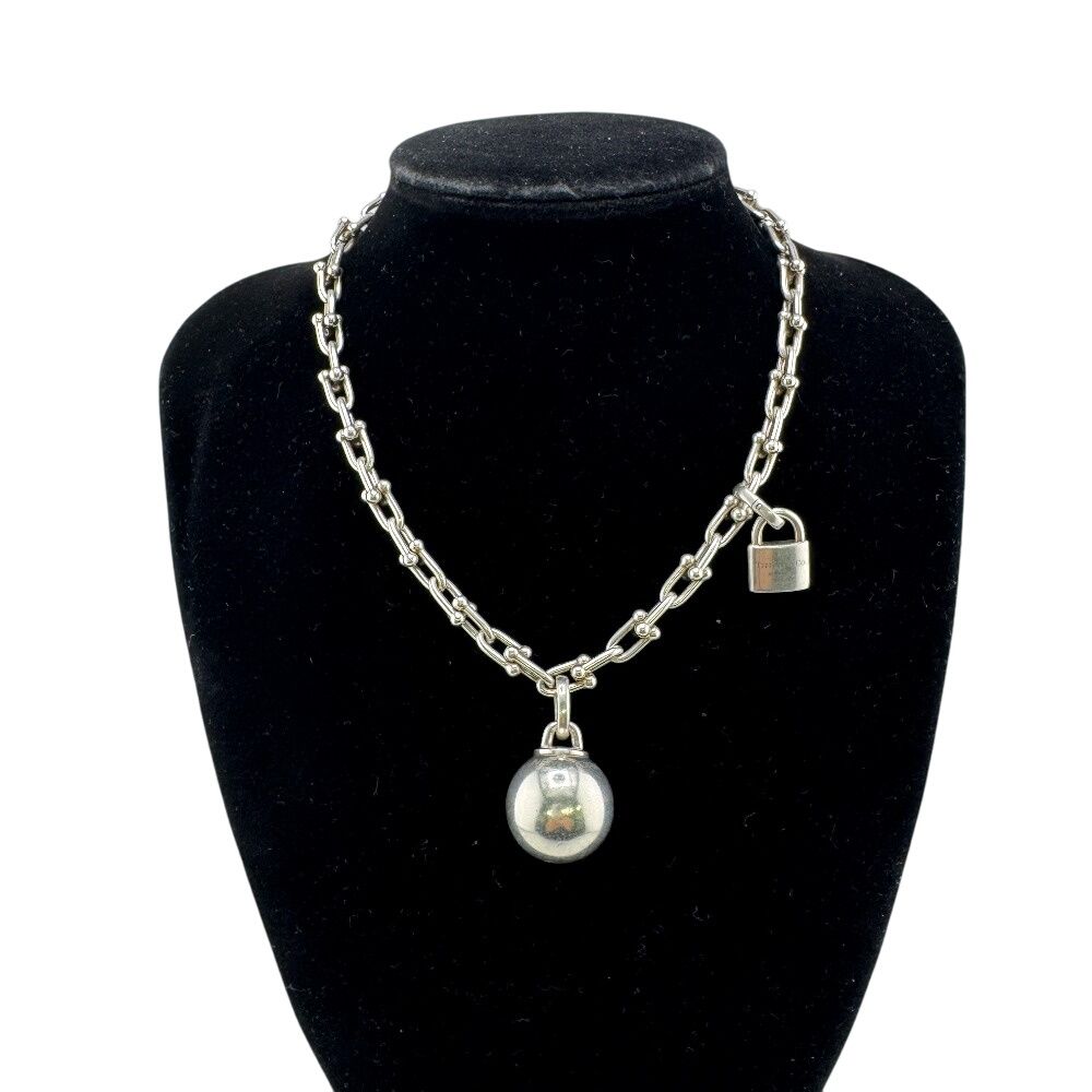 TIFFANY&Co.ティファニー ハードウェア ラップリンク 925 43.8g 