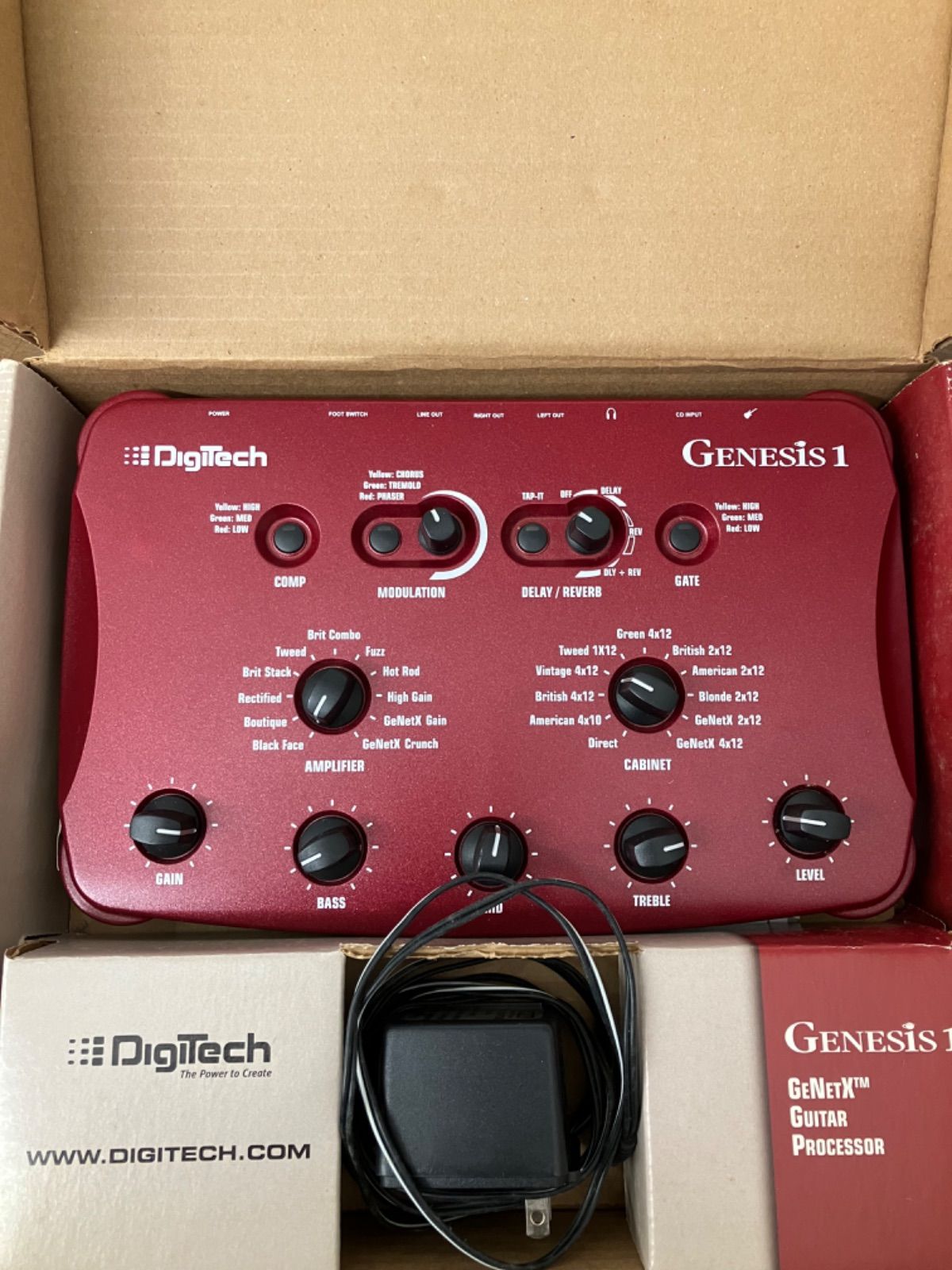 ♯DIGITECH マルチエフェクター　GENESIS1 動作未確認