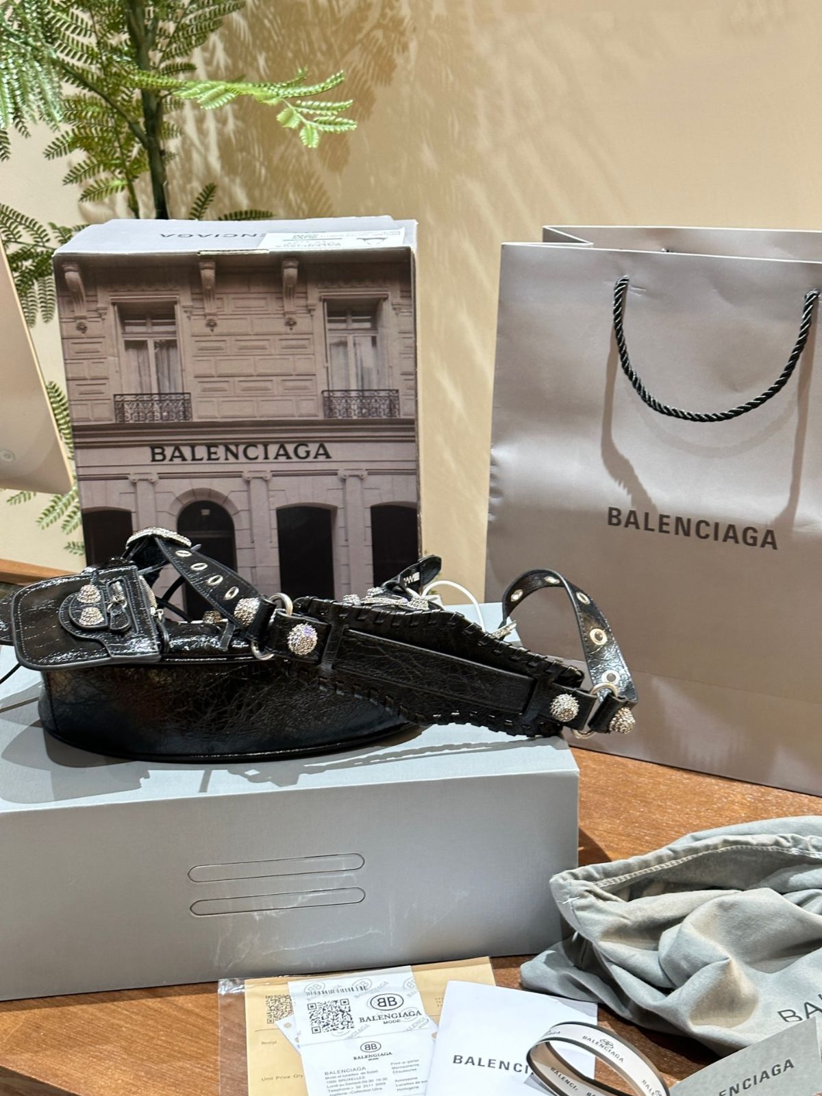 バレンシアガ BALENCIAGA  Le cagole ショルダーバッグ ダイヤモンド