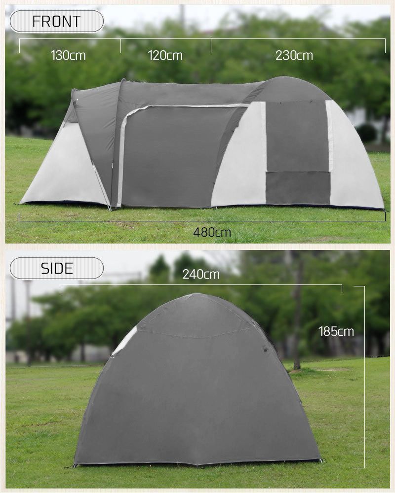 当社限定カラー 大人気 アウトドア 6人用 ドーム型テント ファミリー
