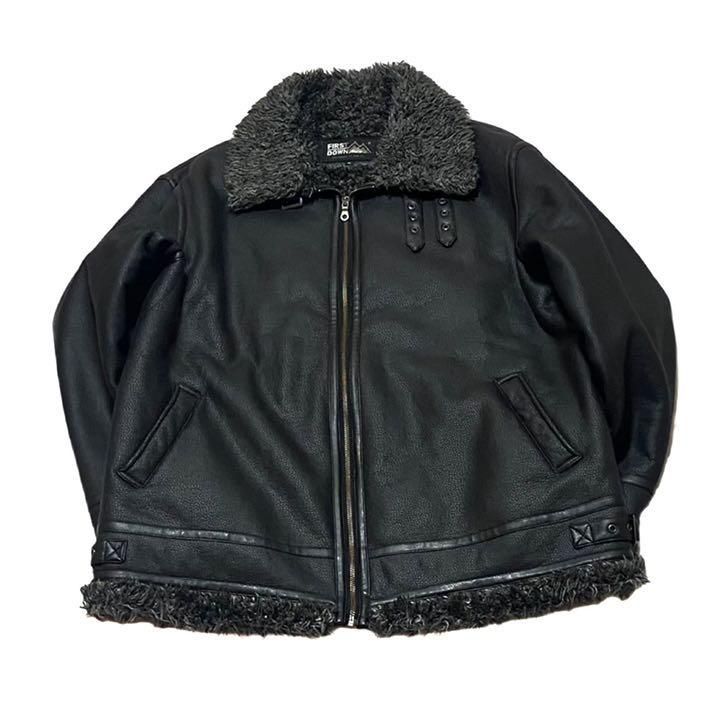 racerworldwide ファー レザージャケット RACER WORLDWIDE】Fur