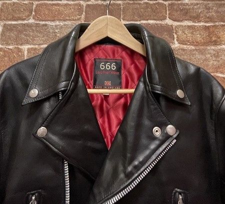 666 Leather Wear ダブル ライダースジャケット レザージャケット