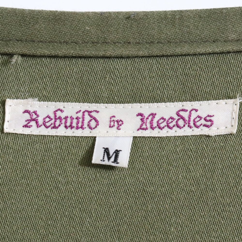 REBUILD BY NEEDLES M65 ミリタリーノーカラージャケット Mサイズ