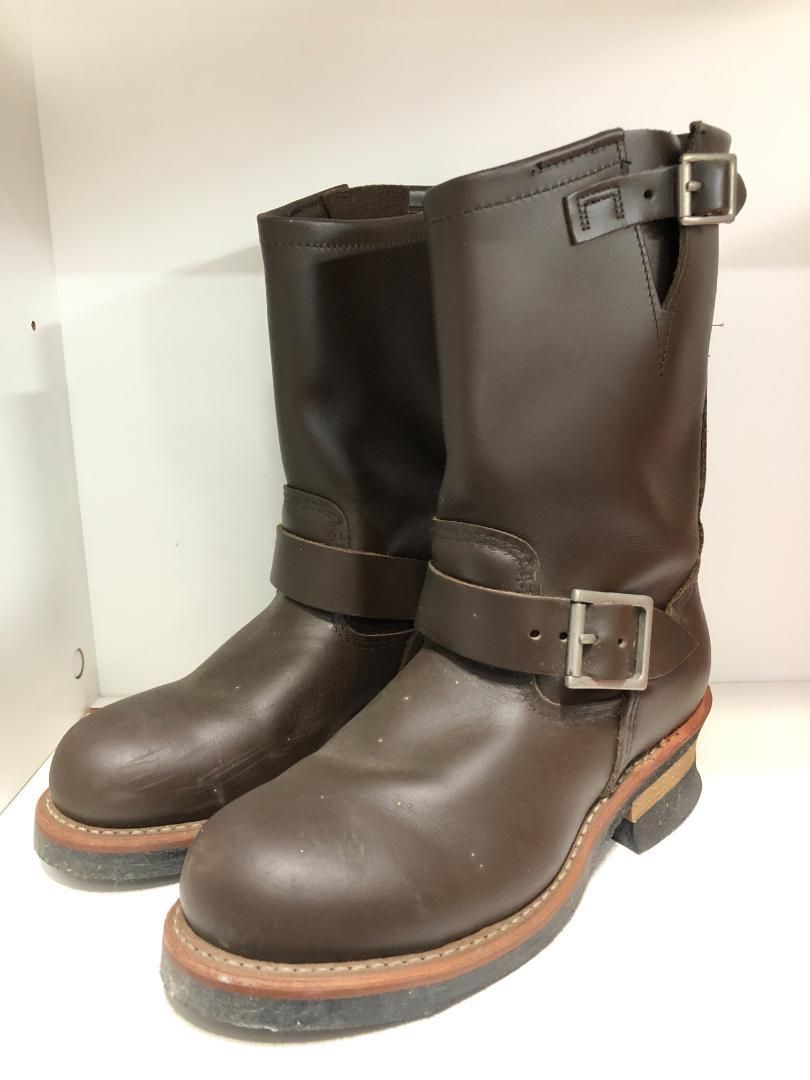 019050 RED WING 2967 エンジニア ブーツ 23.5cm ブラウン 06 09 09年 2009年 レディース MADE IN USA REDWING レッドウィング