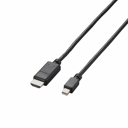 【5個セット】エレコム Mini DisplayPort-HDMI変換ケーブル/3m/ブラック AD-MDPHDMI30BKX5