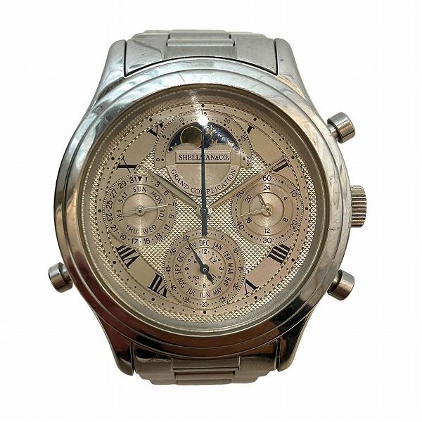 シェルマン グランドコンプリケーション 6770-H25152 クォーツ 時計 腕時計 メンズ