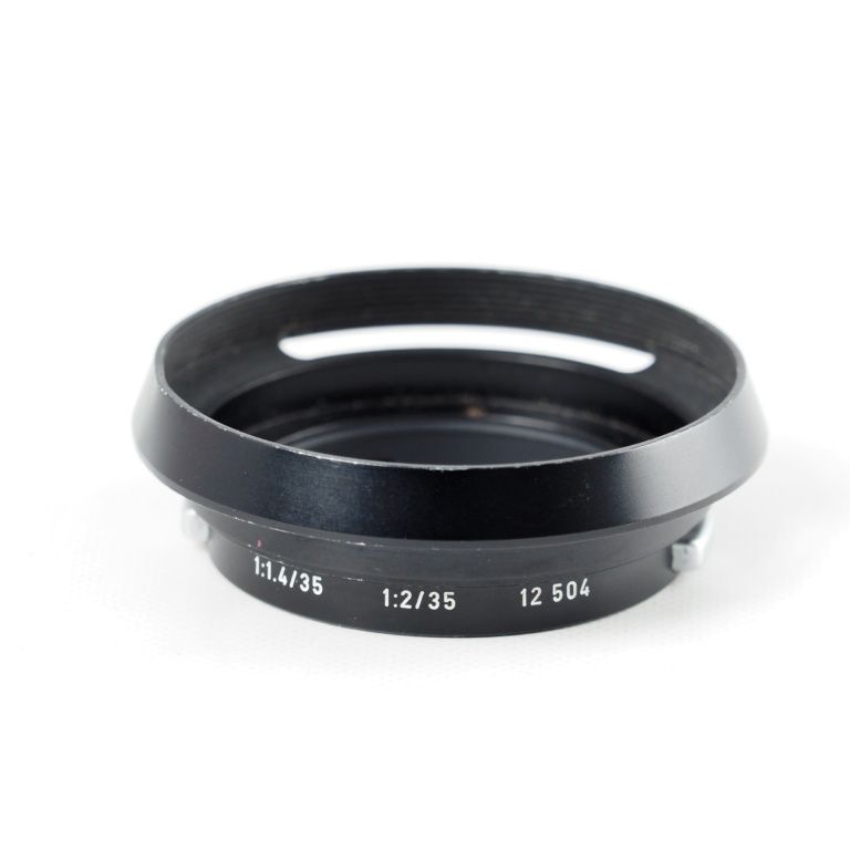 Leica ライカ純正 メタルレンズフード LEITZ WETZLAR GERMANY 35mm F1.4 | 35mm F2 12504