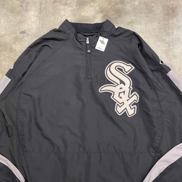 majestic ホワイトソックス ジャケット MAJESTIC(マジェスティック)コーチジャケット シカゴ ホワイト