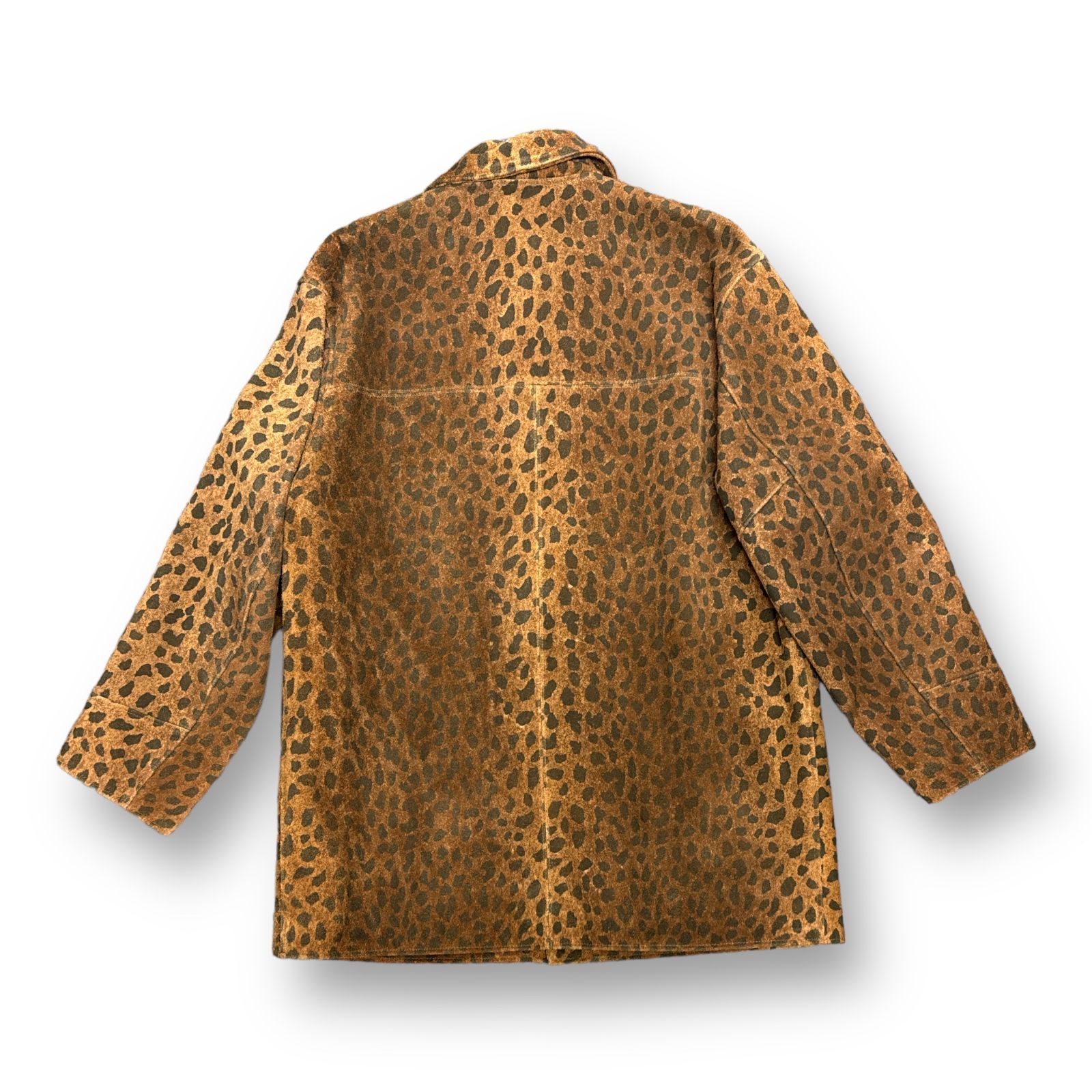 定価220000円 新品 WACKO MARIA 21SS SUEDE LEATHER COAT レオパード 