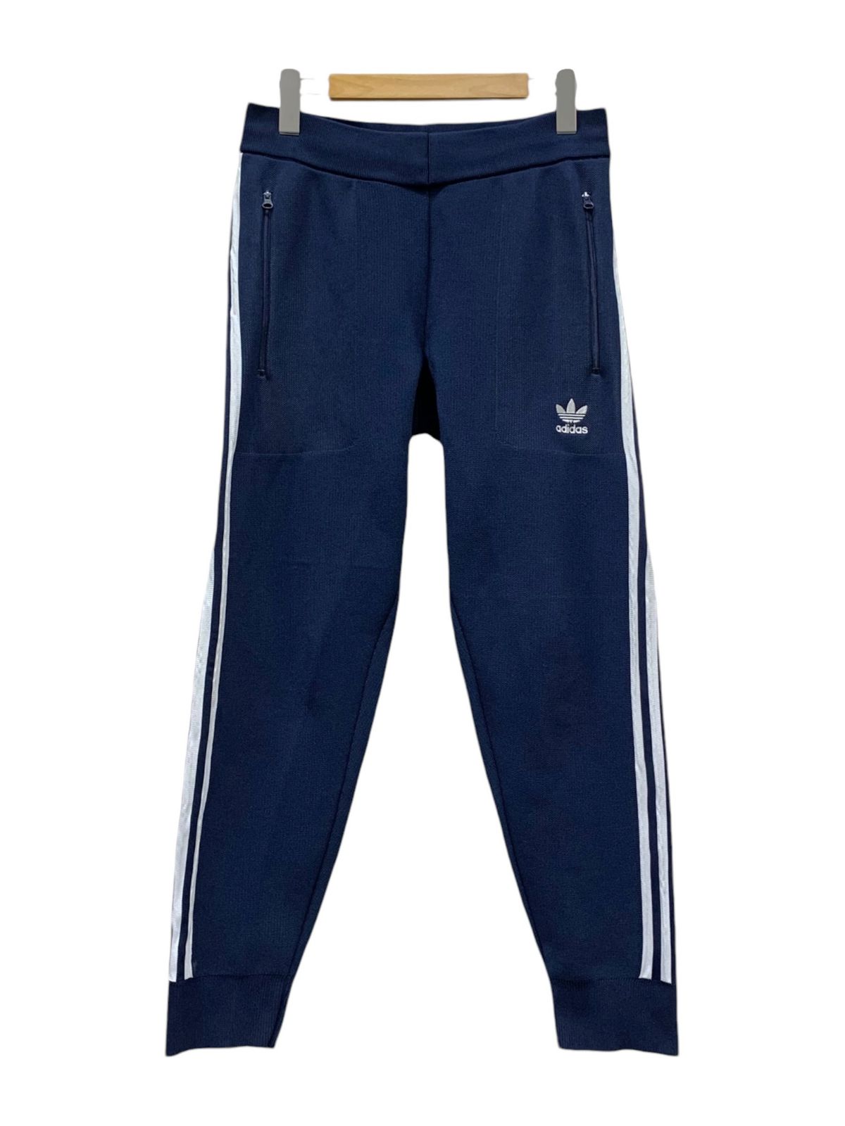 adidas (アディダス) BF Knit Track Pant サイドライン トラック パンツ DH5757 M ネイビー メンズ/036