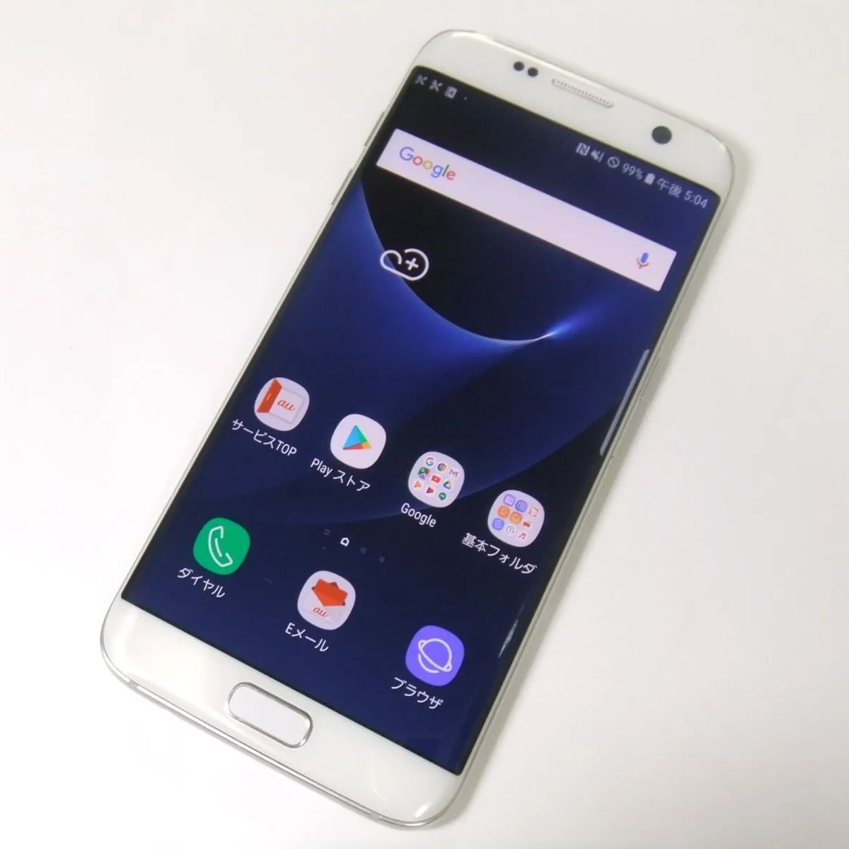 Galaxy S7 edge SCV33 White Pearl ホワイトパール - スマートフォン本体