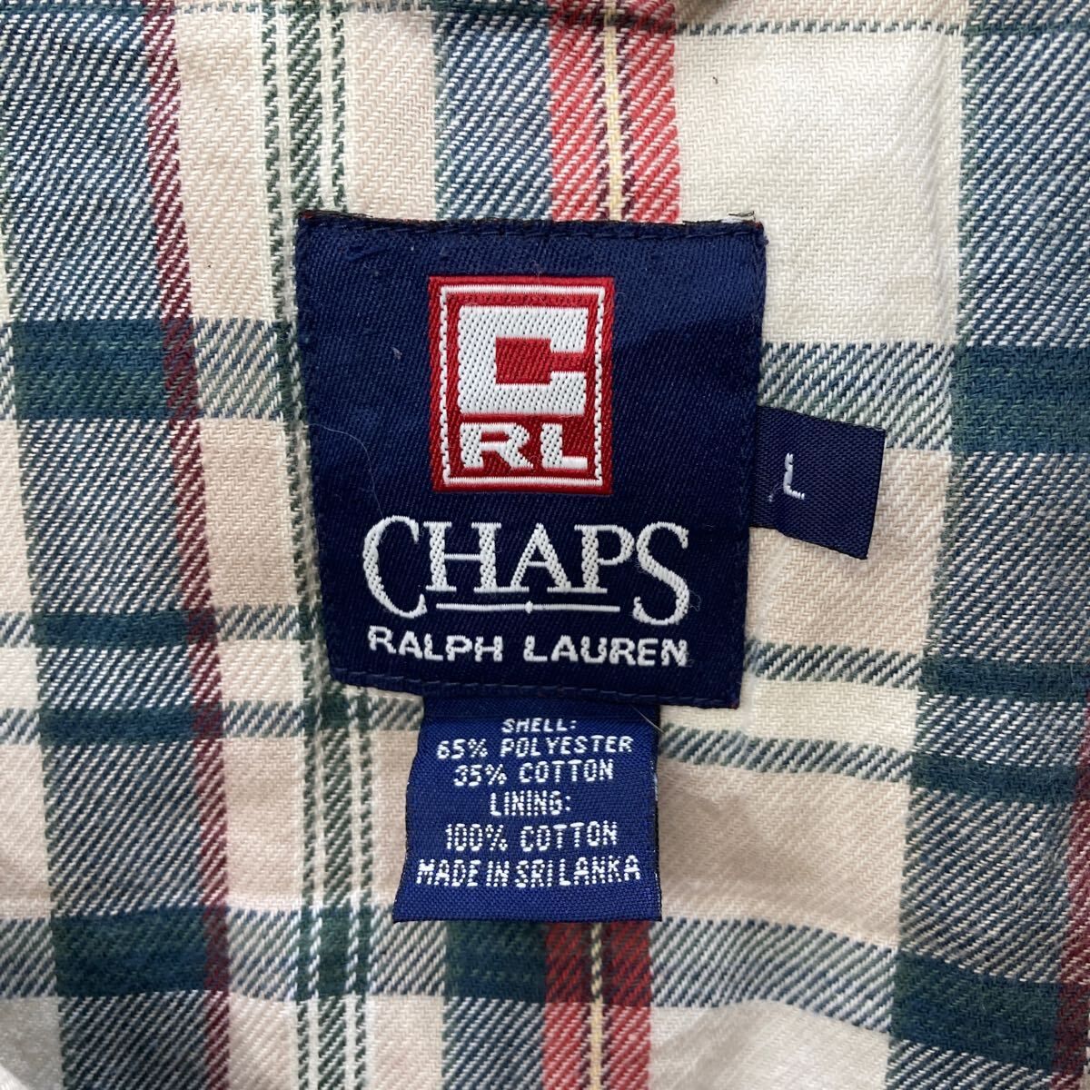 CHAPS Ralph Lauren スイングトップ Lサイズ位 表記サイズL チャップス 