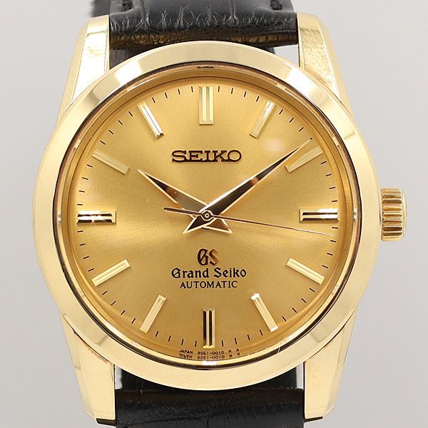 デッドストック級 保/箱付 稼働 美品 セイコー グランドセイコー SBGR002 9S51-0010 18KT AT 純正尾錠 メンズ腕時計 OGH 9823ABC0038940