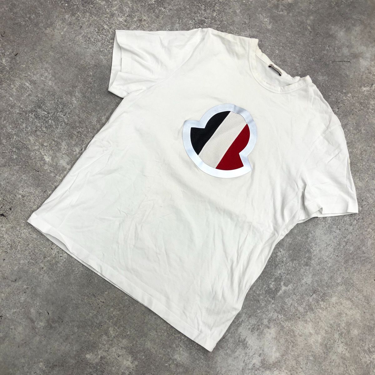 MONCLER モンクレール Tシャツ カットソー コットン ロゴ刺繍 プリント