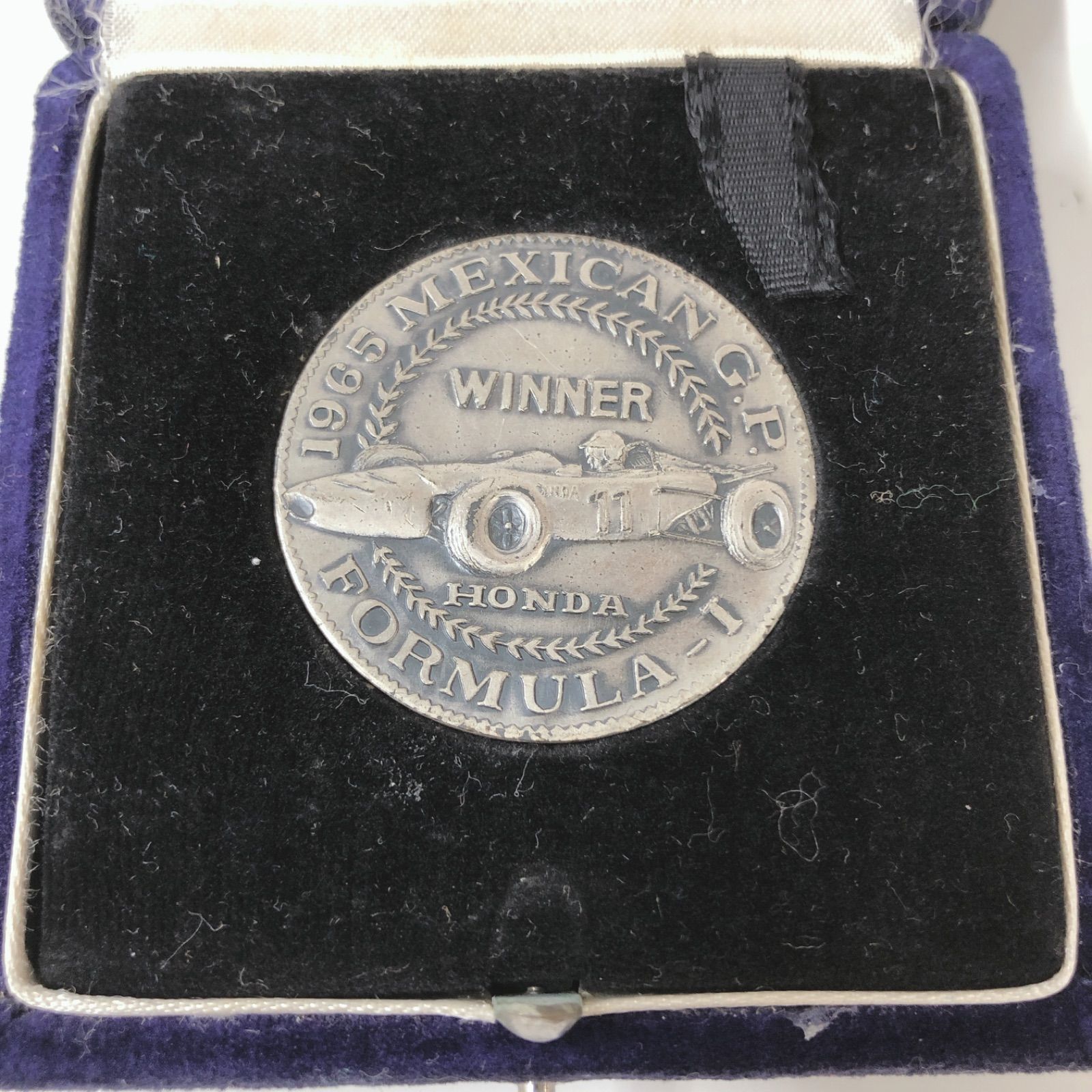 ホンダ1965年メキシコGP優勝記念純銀メダル