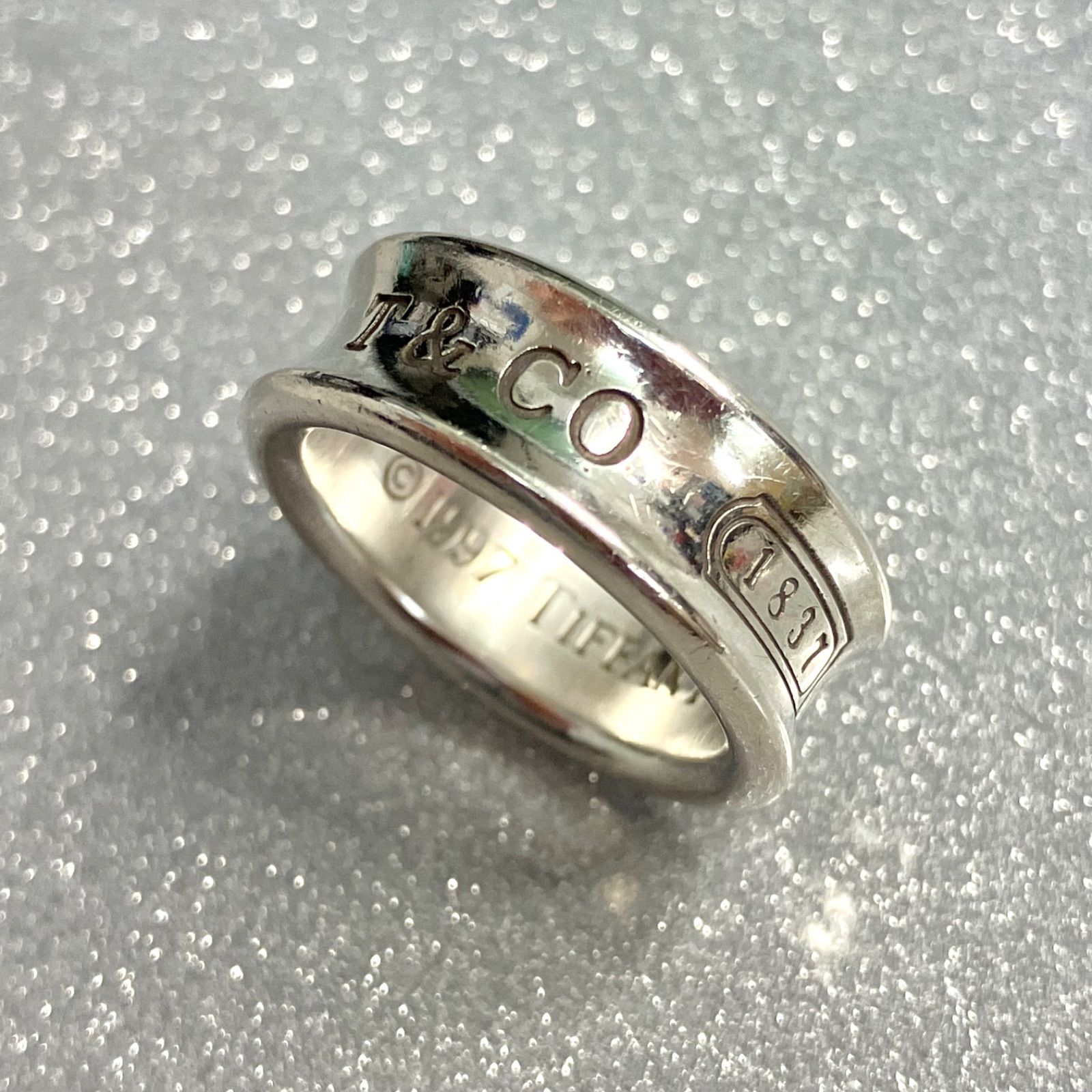 上美品⭐️TIFFANY&Co.】 ティファニー ナローリング 創業年1837刻印 