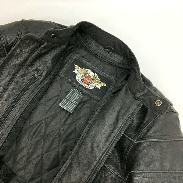 HARLEY DAVIDSON シングルライダース レザージャケット ライナー付 革