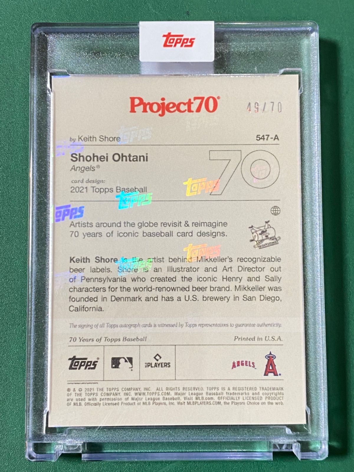 Project70 大谷翔平カード #70 51xCw2LlOqL._AC_SY200_QL15_.jpg