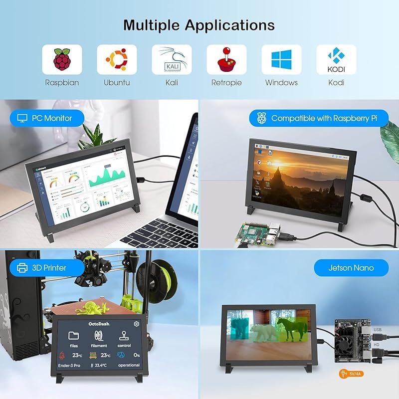 Raspberry Pi 用タッチモニター Eleduino 8インチ Amazon.co.jp: Raspberry Pi 用タッチモニター Eleduino 8インチ