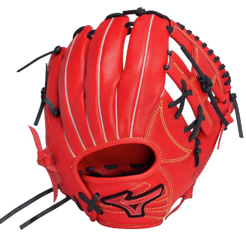 ミズノ MIZUNO ソフトボール用 ウィルドライブ レッド IBE 内野手向け サイズ8 ソフト グラブ グローブ 25SS 1AJCS32403 右投げ用