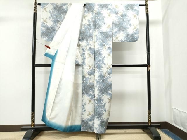 平和屋着物○本場大島紬 白大島 楓文 正絹 逸品 CAAS7280yc - メルカリ