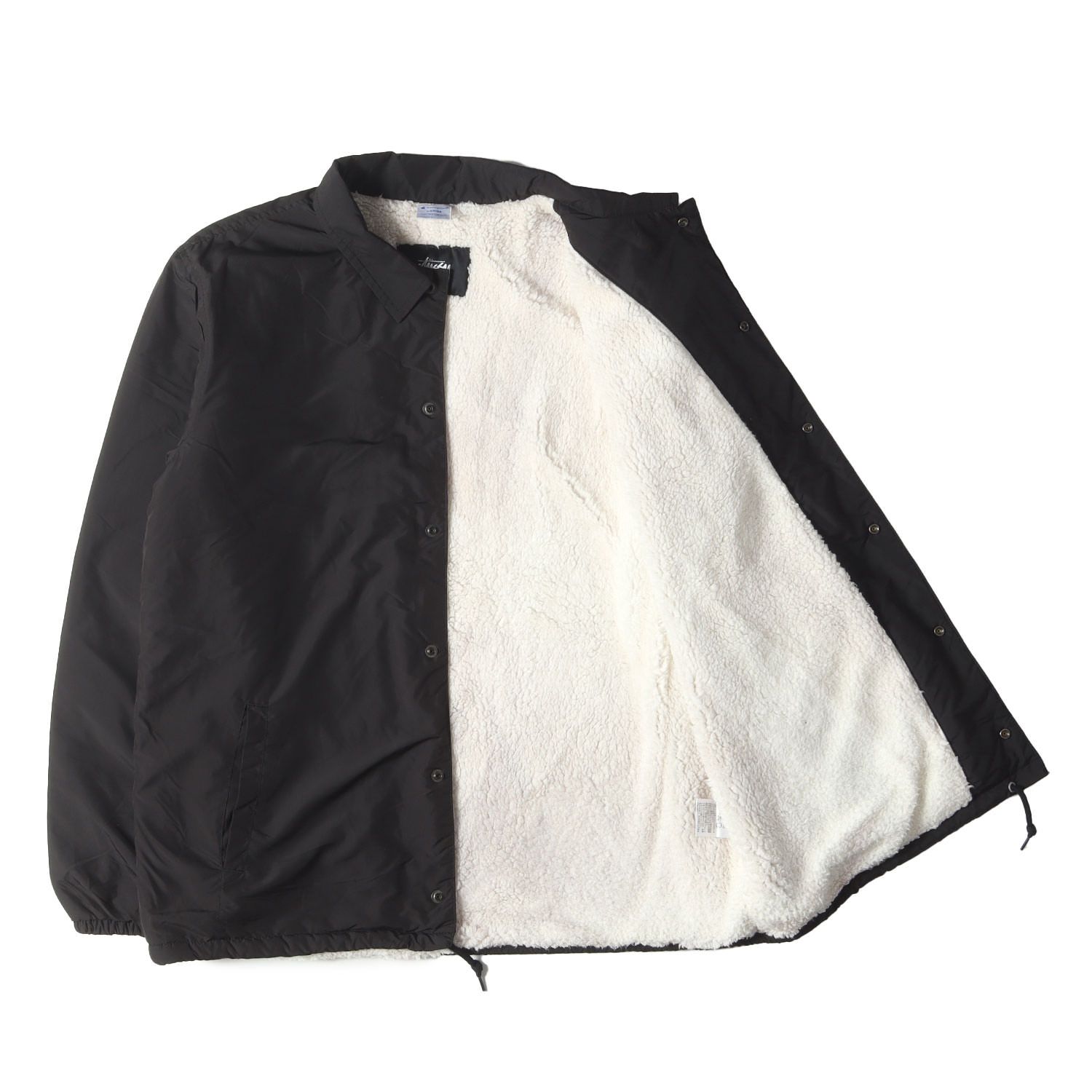 STUSSY ステューシー ジャケット サイズ:L / Champion ストックロゴ 裏