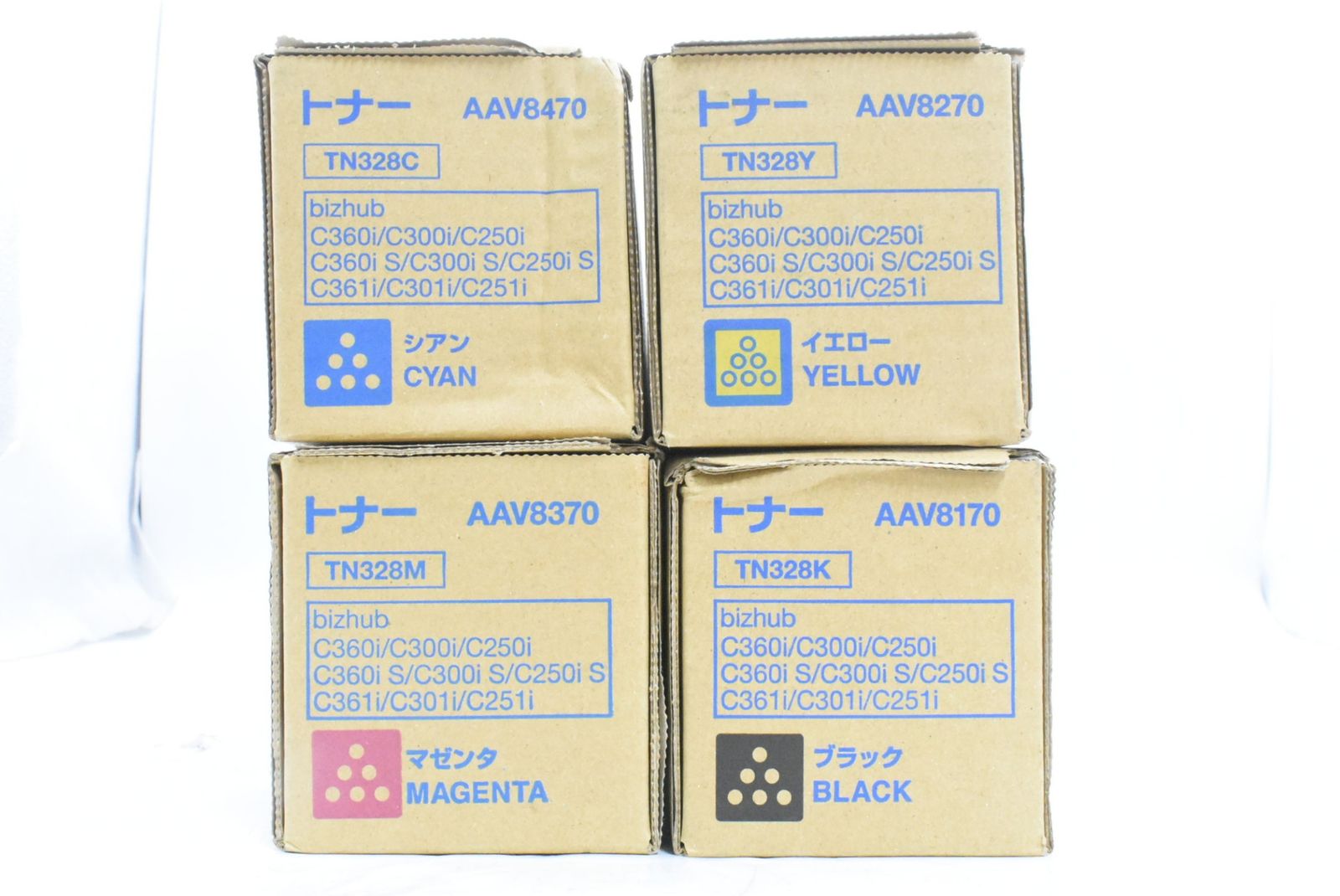 ♥ コニカミノルタ 純正 トナー TN328 4色 シアン マゼンタ イエロー ブラック KONICA MINOLTA IT515RC1OBJ0 -D-N15-byebye