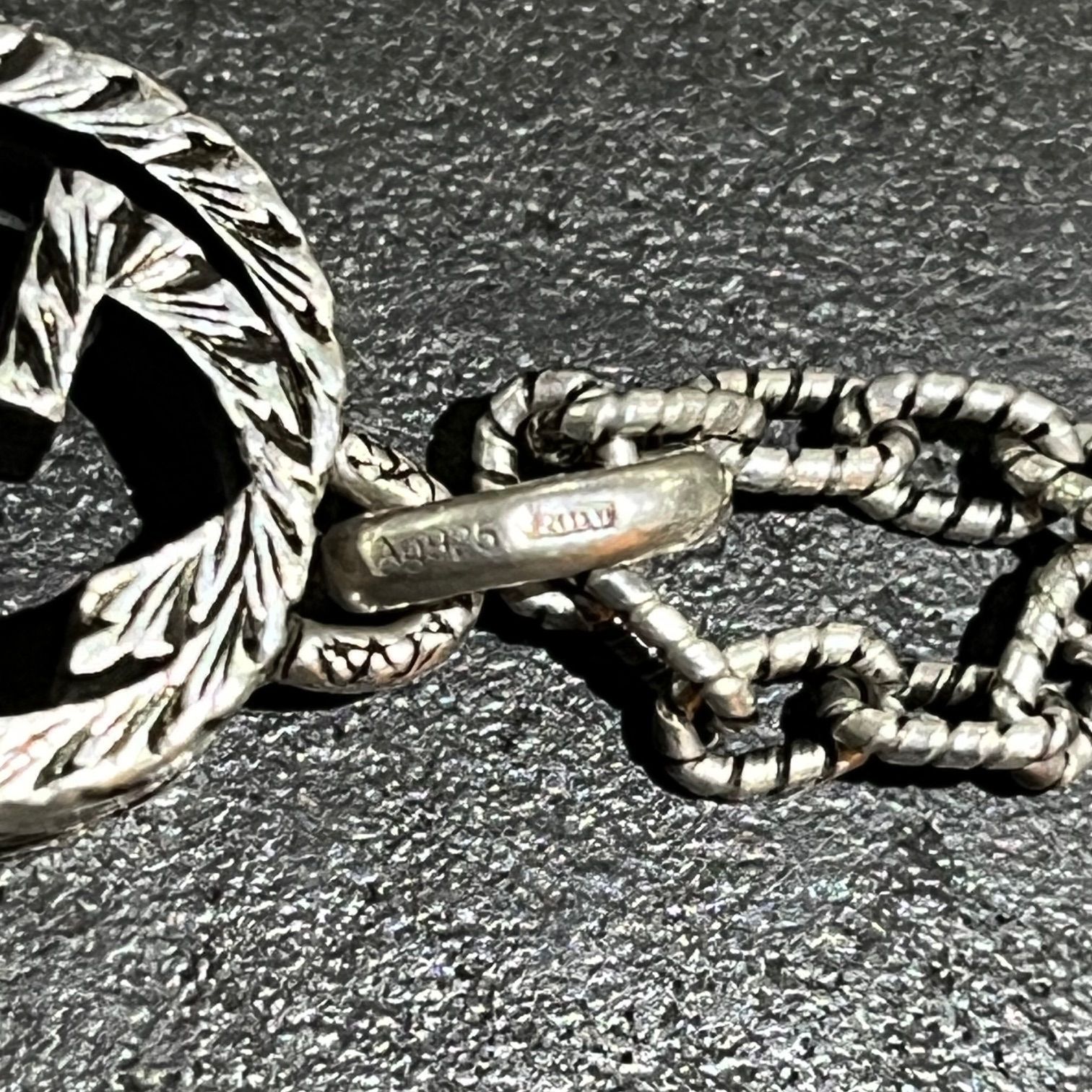 GUCCI グッチ インターロッキングG アラベスク ネックレス シルバー925