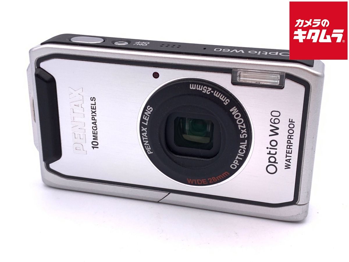 並品 ペンタックス Optio W60 シルバー
