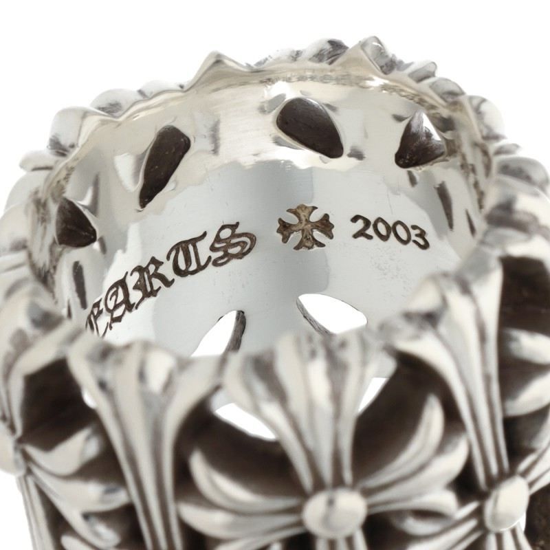 クロムハーツ CEMETERY セメタリークロス シルバーリング メンズ 19号 WWW_SHINETEETH_COM