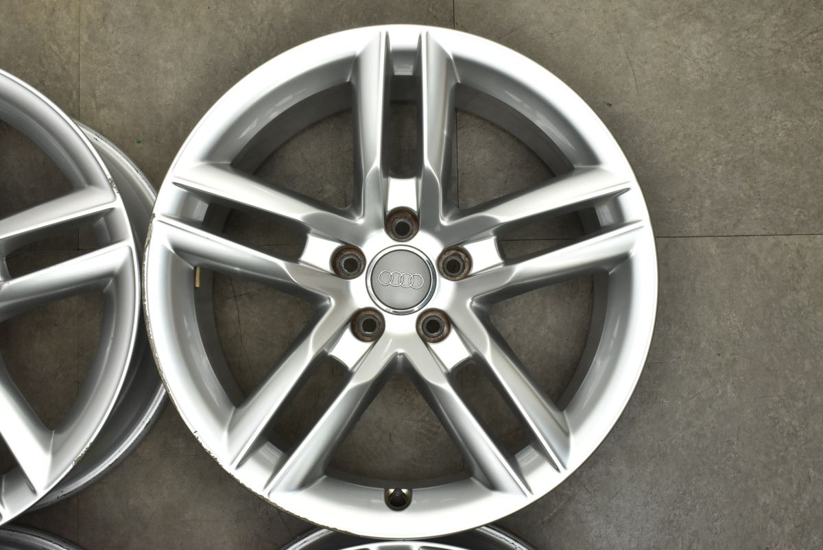 アウディ 8T A5 Sライン 純正 18in 8.5J 29 PCD112 4本セット 品番 8T0601025 ノーマル戻し スタッドレス用 交換用に TRITUETUBI_COM