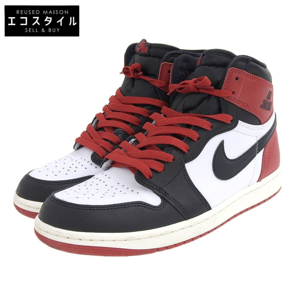 NIKE ナイキ AIR JORDAN 1 HIGH OG Royal Reimagined ハイカット シューズ メンズ ブラック レッド ホワイト 27cm DZ5485-106 9 US