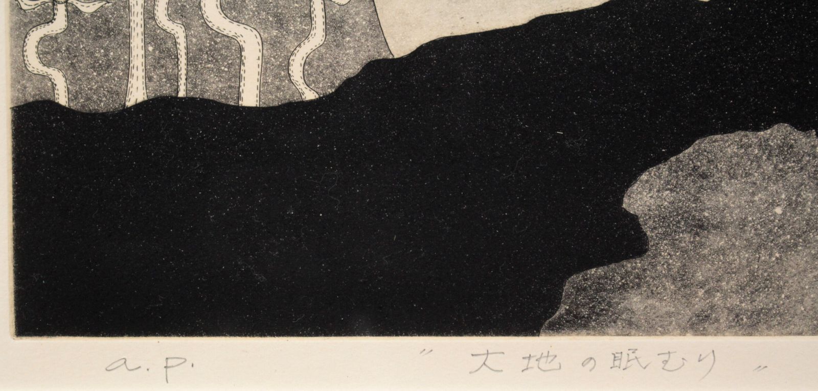 荒井善則『大地の眠むり』銅版画【真作保証】 絵画 - 北海道画廊