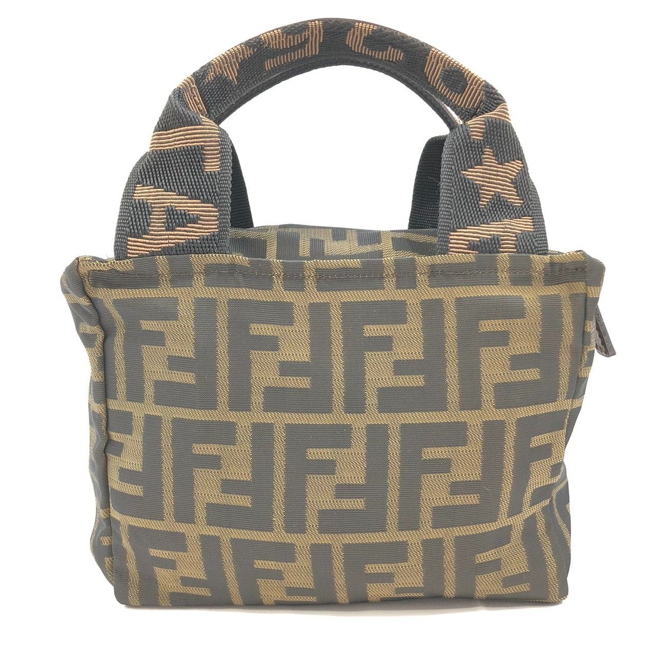 sandico様 フェンディ ミニバッグ　ハンドバッグ　ズッカ　総柄 FF FENDI】フェンディ『ズッカ柄 ミニボストンバッグ』8BL104