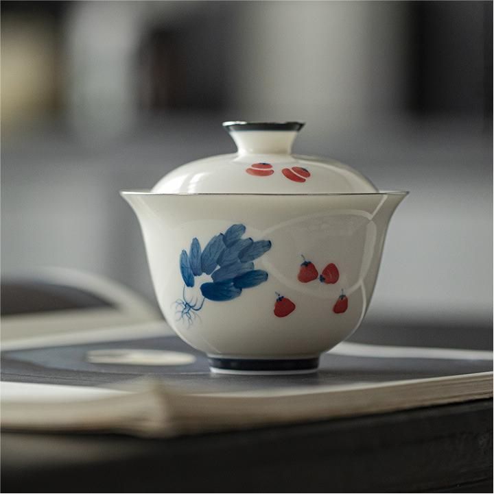 中国 陶器 中国陶磁器 | 古染付六角形花鳥文壺 明末 17C | Gallery陽々