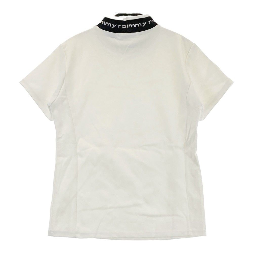 サイズ：M YUMMY ROSE ヤミーローズ モックネック 半袖Tシャツ